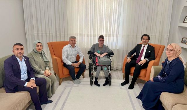 Eğitim Her Yerde: İlhan Saz’dan Evde Eğitim Alan Öğrenciye Ziyaret