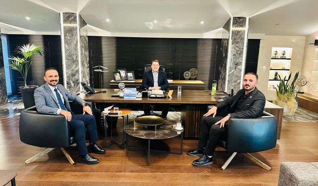 Güven Kuzu’ya Bir Tebrik Ziyareti de İsmail Şehitoğlu’ndan