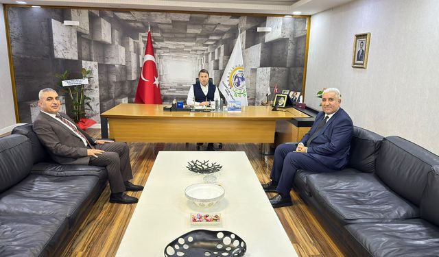 Hikmet Yılmaz ve Osman Gülümser’den Güven Kuzu’ya Hayırlı Olsun Ziyareti