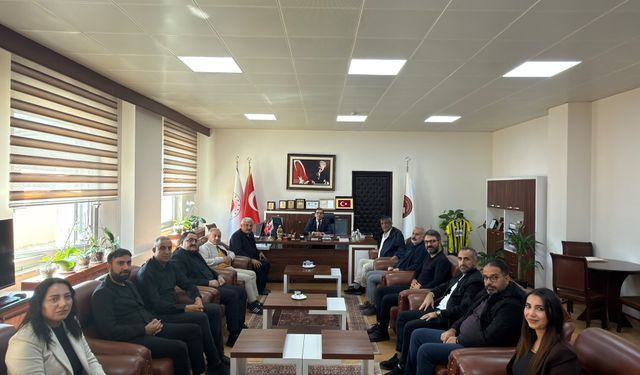 Siirt Gazeteciler Derneğinden Cumhuriyet Başsavcısı Yasin Coşkun’a Ziyaret