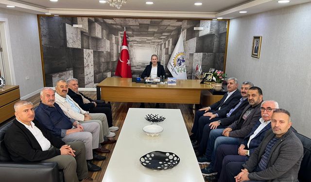 AK Parti Merkez İlçe Başkanı Ekin’den Siirt TSO’ya Hayırlı Olsun Ziyareti