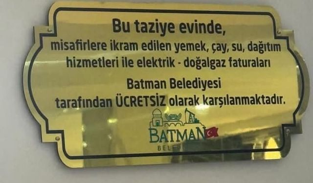 Batman’da Taziye Giderlerini Belediye Karşılıyor, Siirtliler de Aynısını İstiyor