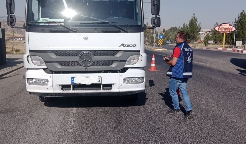 SİİRT BELEDİYESİ’NDEN SEBZE VE MEYVE TAŞIYAN ARAÇLARA DENETİM