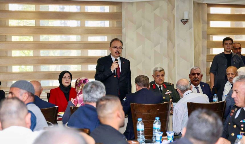 Vali Kızılkaya: Gazilerimiz Milletimizin Kahramanlık Sembolüdür