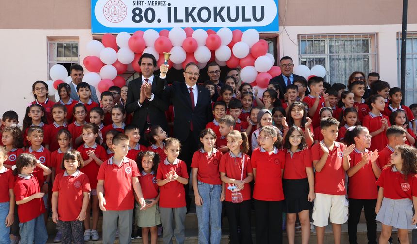 Siirt’te 2025-2026 Eğitim-Öğretim Yılı Coşkuyla Başladı