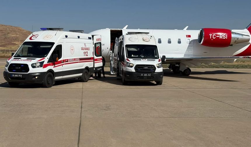 Sepsis Tanılı Hasta Siirt’ten İstanbul’a Hava Ambulansı ile Nakledildi