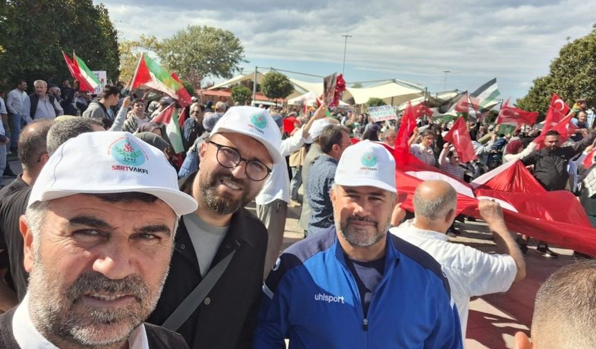 Yalova Siirt Vakfı’ndan “Özgür Filistin ve Gazze” Etkinliğine Destek