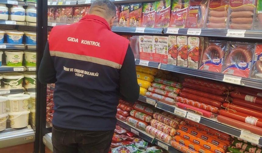 Siirt’te 9 Ayda 1.968 Gıda Denetimi: 24 İşletmeye 3,5 Milyon TL Ceza!