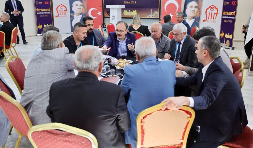 Siirt’in Geleceği İçin Ekonomik Dönüşüm ve Kalkınma Masaya Yatırıldı