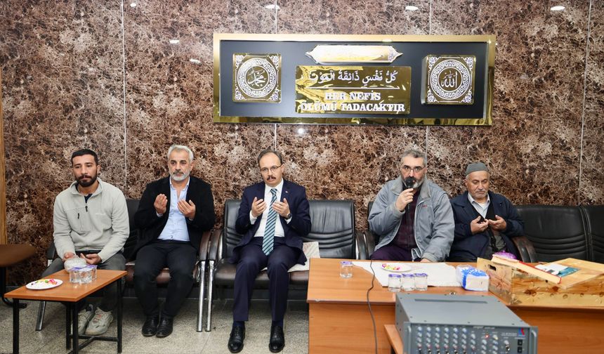 VALİ KIZILKAYA’DAN DEMİRHAN AİLESİNE TAZİYE ZİYARETİ