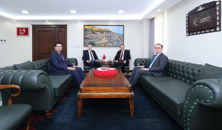 Vali Dr. Kemal Kızılkaya, Mardin Valisi Akkoyun’u Ziyaret Etti