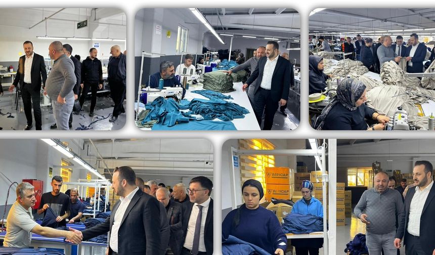 AK Parti Siirt İl Başkanı Özturan’dan OSB’de Üretici ve Çalışanlara Ziyaret