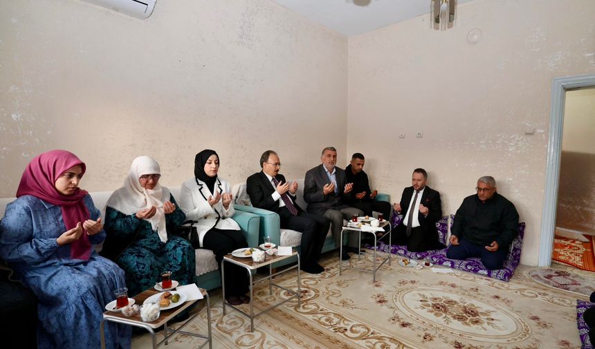 VALİ KIZILKAYA, ŞEHİT ZORLU AİLESİNE TAZİYE ZİYARETİNDE BULUNDU!