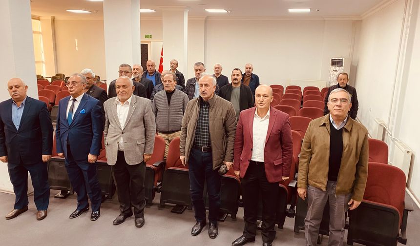 Türkiye Emekliler Derneği Siirt Şubesi İlk Genel Kurulunu Yaptı: Turhan Koyuncu Başkan Seçildi