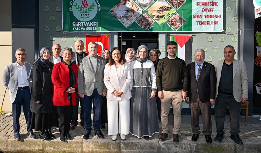 Yalova Siirt Vakfı’ndan Gazze İçin Kermes: Yoğun Katılım ve Büyük Dayanışma