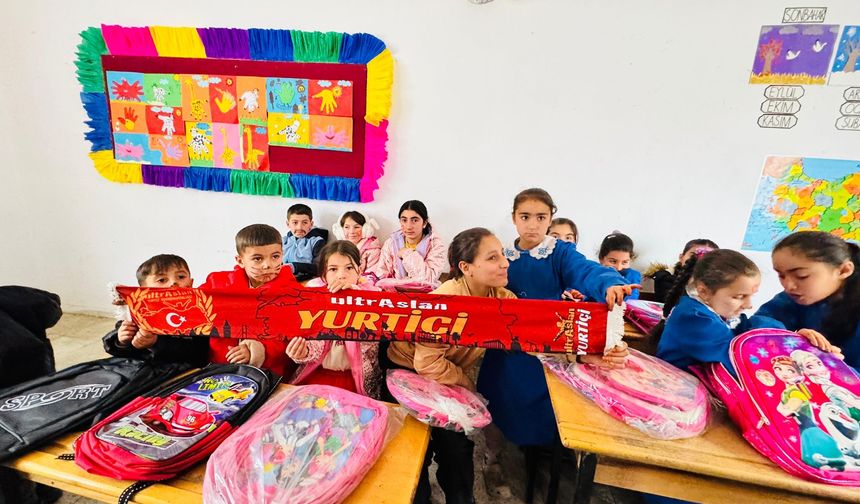 ultrAslan Siirt’ten Pervari Gümüşören İlkokulu Öğrencilerine Anlamlı Destek