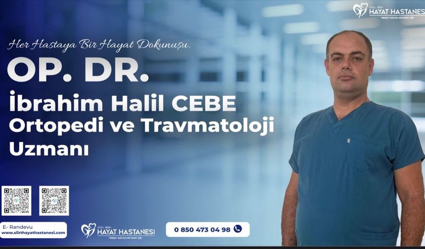 Dr. İbrahim Halil Cebe: Bacaklardaki Ağrılar Çocuğun Büyüdüğünün İşareti Olabilir