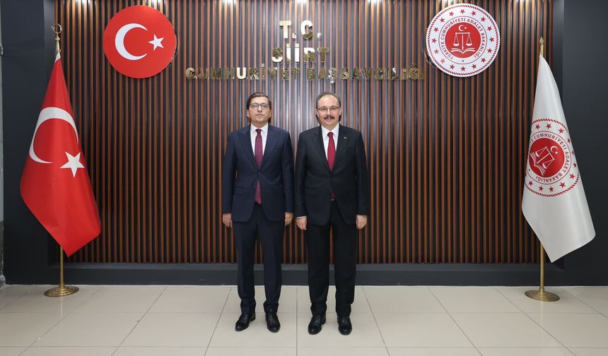 Vali Kızılkaya’dan Başsavcı Coşkun’a Ziyaret