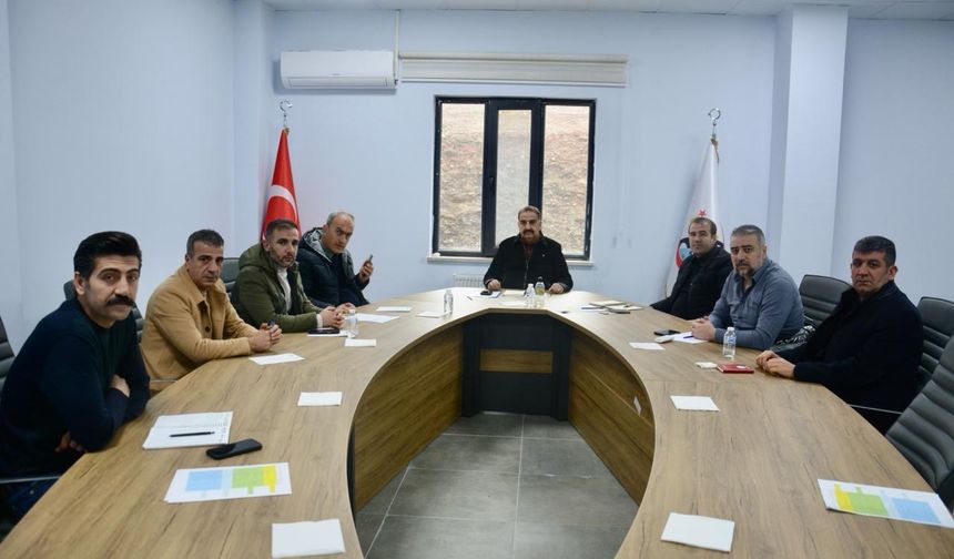 Siirt’te Asfalt Sezonu Öncesi Hazırlık Toplantısı Yapıldı