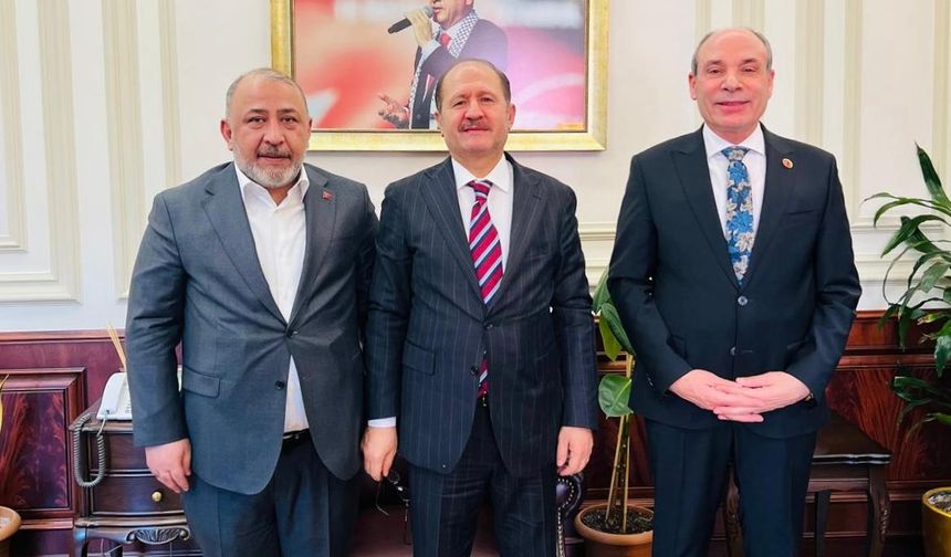 Seyithan Solmaz ve Abbas Gündüz’den Adalet Bakan Yardımcısı Ramazan Can’a Anlamlı Ziyaret