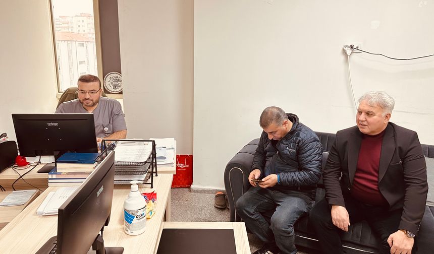 Siirt Eğitim ve Araştırma Hastanesi’nde Dr. Mamiş’e Yoğun İlgi