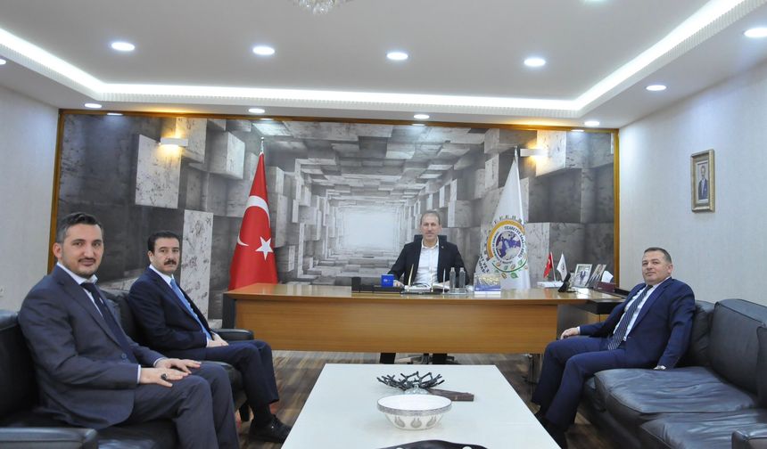 Defterdarlık Heyetinden Siirt TSO’ya Anlamlı Ziyaret