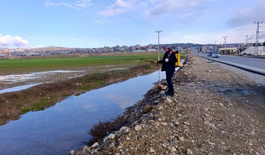 SİİRT BELEDİYESİ LARVA ÖNCESİ KAPSAMLI İLAÇLAMA ÇALIŞMALARI BAŞLATILDI
