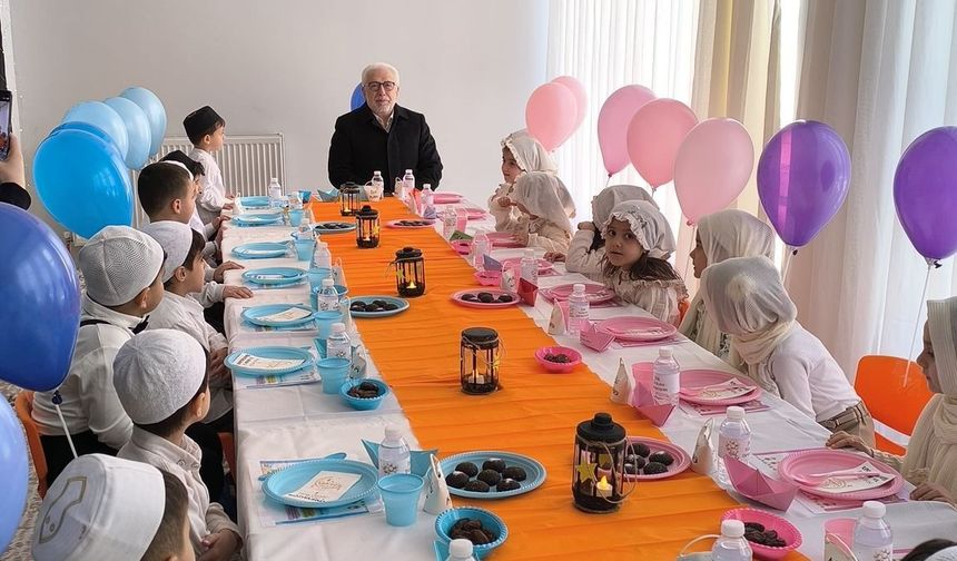 Siirt İl Müftülüğü 4-6 Yaş Miniklerden Tekne Orucu Heyecanı