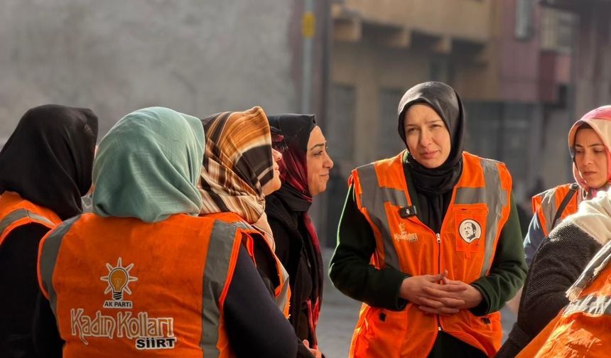 AK Parti Siirt Kadın Kolları Başkanı Av. Betül Tuğba Mavi’den Ramazan’da Gönül Ziyaretleri