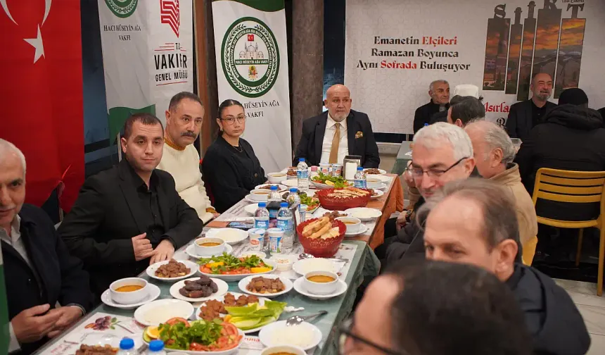 Hacı Hüseyin Ağa Vakfı’nın İftar Programına Yoğun İlgi