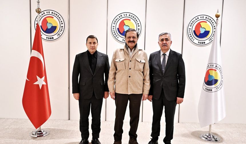 Siirt TSO Başkanı Güven Kuzu’dan TOBB Başkanı Hisarcıklıoğlu’na Ziyaret