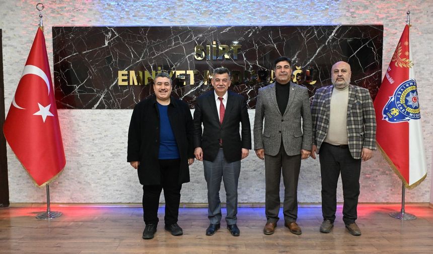 Kızılay Heyetinden Emniyet Müdürü Öztürk’e Polis Haftası Ziyareti