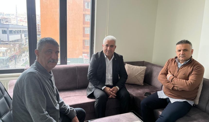 SİİRT ESNAF ODASI BAŞKANLARINDAN MEDYA SİİRT’E ZİYARET