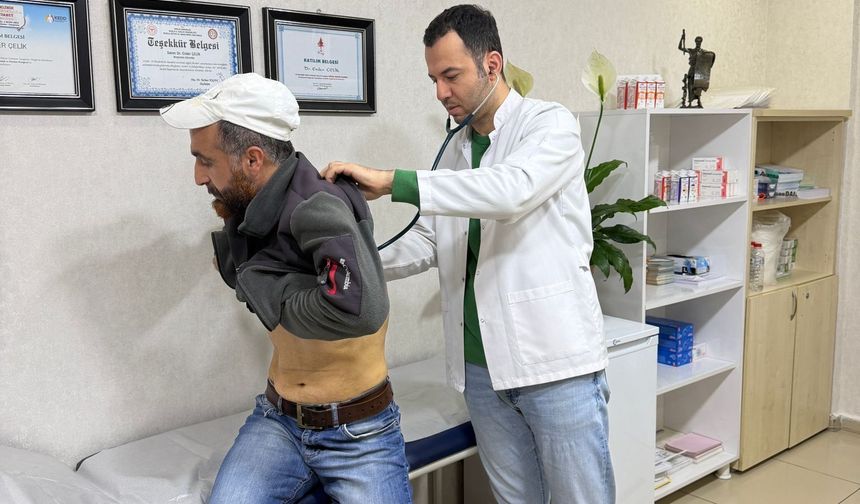 SİİRTLİ DAHİLİYE UZMANI DR. ENDER ÇELİK’E YOĞUN İLGİ