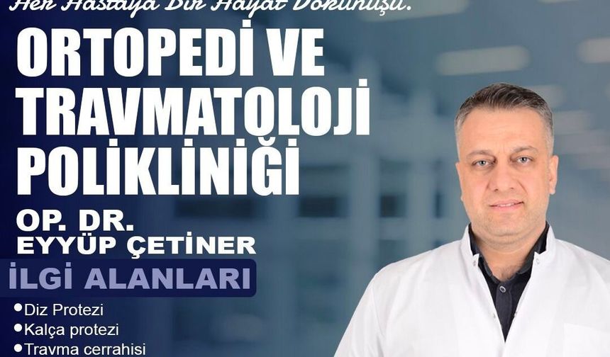 Dr. Eyyüp Çetiner, Siirt Hayat Hastanesi’nde Göreve Başladı