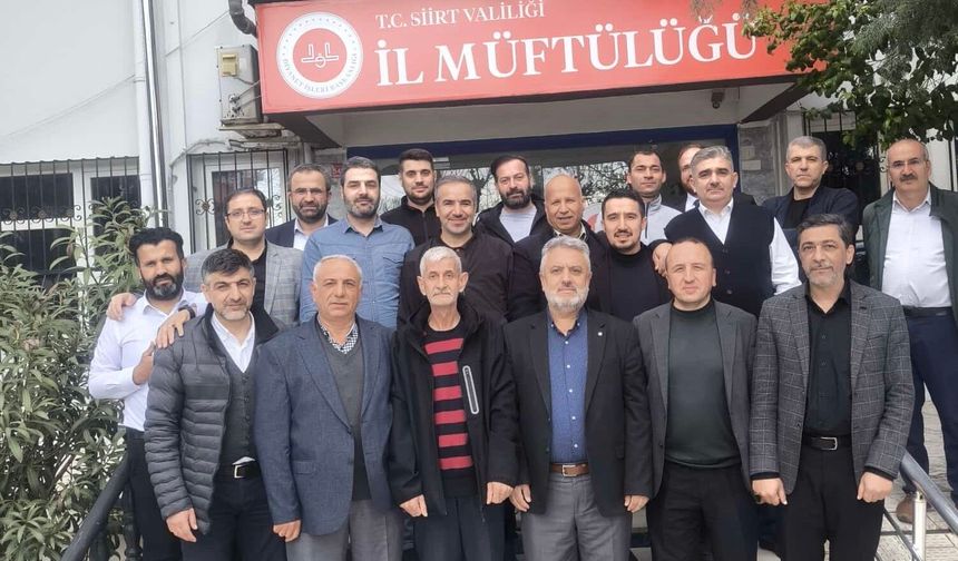 Siirt Mil Diyanet-Sen’den Emekli Olan Esat Kurt’a Teşekkür