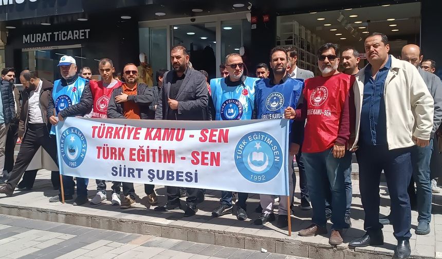 Türk Eğitim-Sen Siirt Şube Başkanı Özbilici’den Okullarda Şiddete Sert Tepki