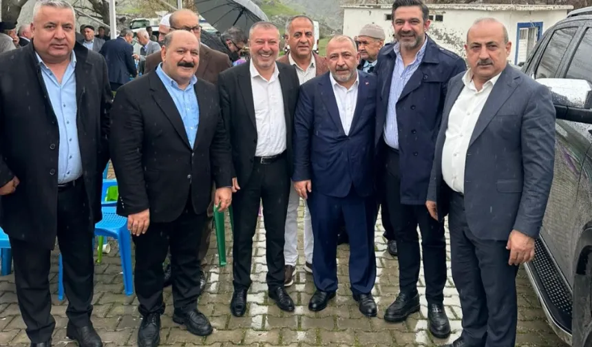 Olgaç ve Çiftçi, Siirt’in Baykan İlçesinde Rahmi Solmaz İçin Bir Araya Geldi