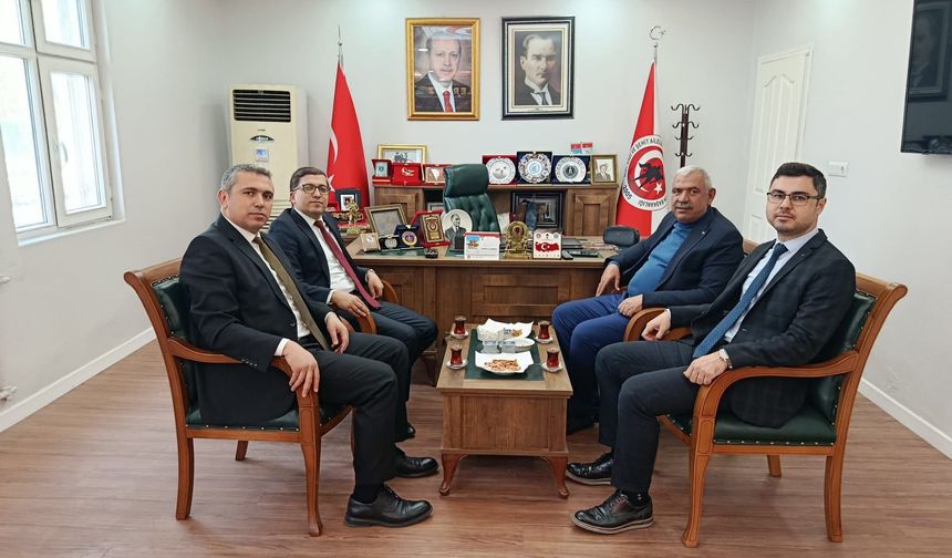 Başsavcı Coşkun ve Yargı Heyetinden Şehit, Gazi Aileleri ve Güvenlik Korucuları Dernekleri Federasyonu’na Ziyaret