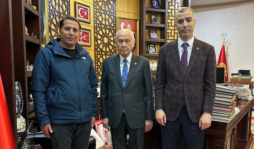 MHP Siirt İl Başkanı Tükenmez’den Devlet Bahçeli’ye Ziyaret
