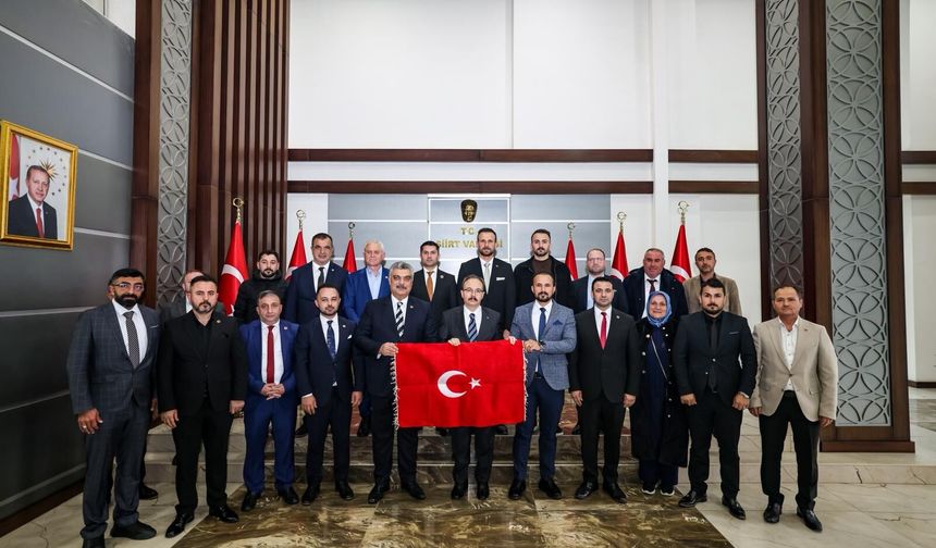 VALİ KIZILKAYA, ŞEHİT VE GAZİ TEMSİLCİLERİNİ AĞIRLADI