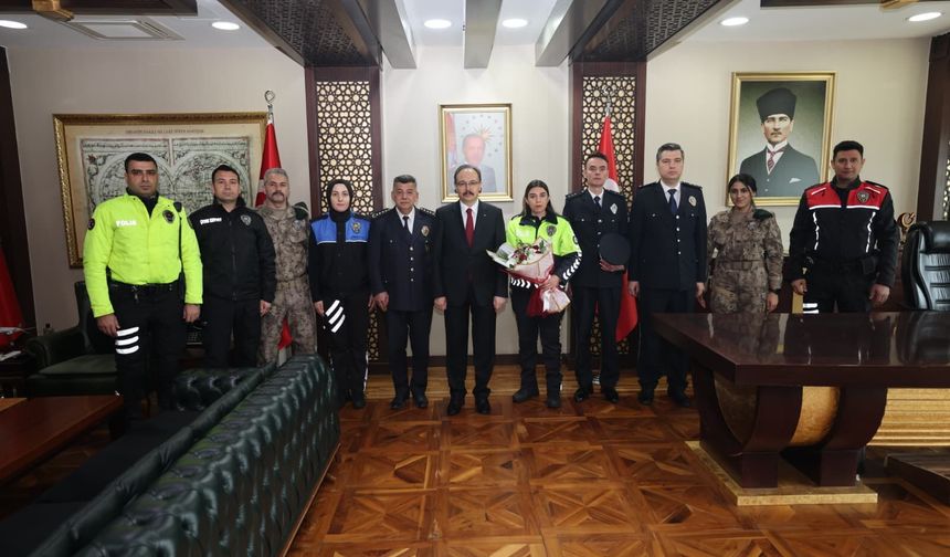 Siirt’te Polis Haftası Etkinlikleri: Emniyet Teşkilatından Vali Kızılkaya’ya Ziyaret