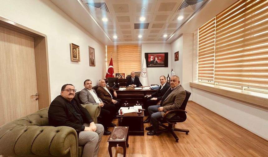 Siirt TSO’dan Başhekim Prof. Dr. Servet Yolbaş’a Hayırlı Olsun Ziyareti