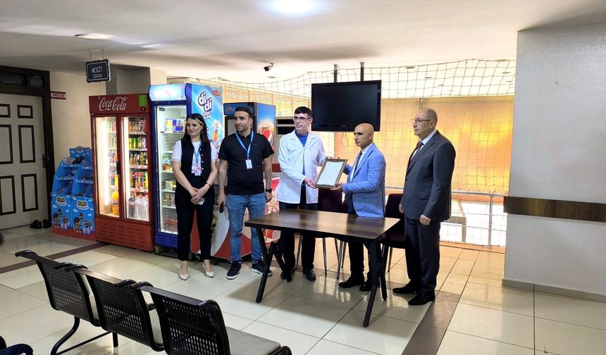 Özel Siirt Hayat Hastanesi’ne SGK’dan Başarı Plaketi