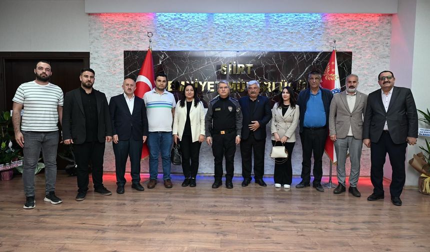 Gazetecilerden Emniyet Müdürü Mehmet Özdemir’e Hayırlı Olsun Ziyareti