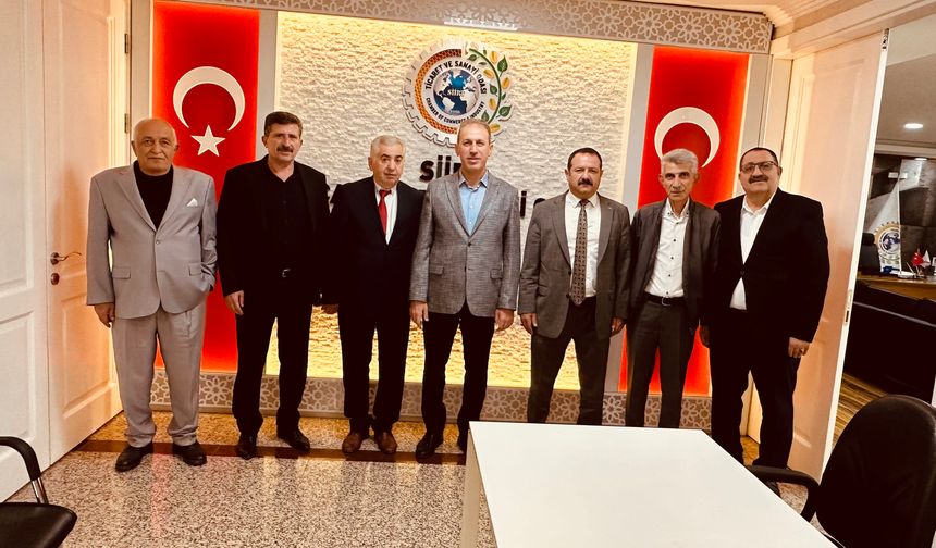 Yalova ve Bursa  Dernek Başkanlarından Siirt TSO’ya Ziyaret
