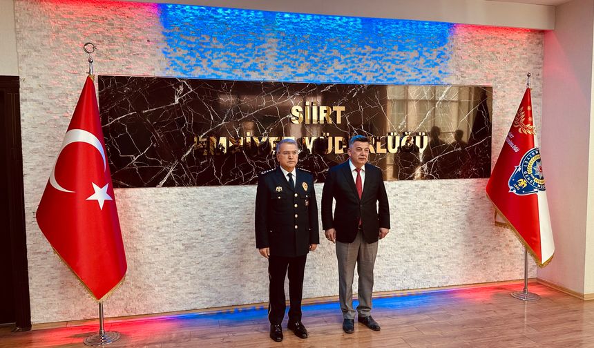 Siirt İl Emniyet Müdürlüğü’nde Görev Değişimi: Mehmet Özdemir Göreve Başladı
