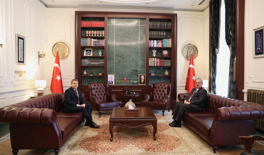 Siirt TSO Başkanı Güven Kuzu’dan Ankara Valisi Yakup Canbolat’a Ziyaret
