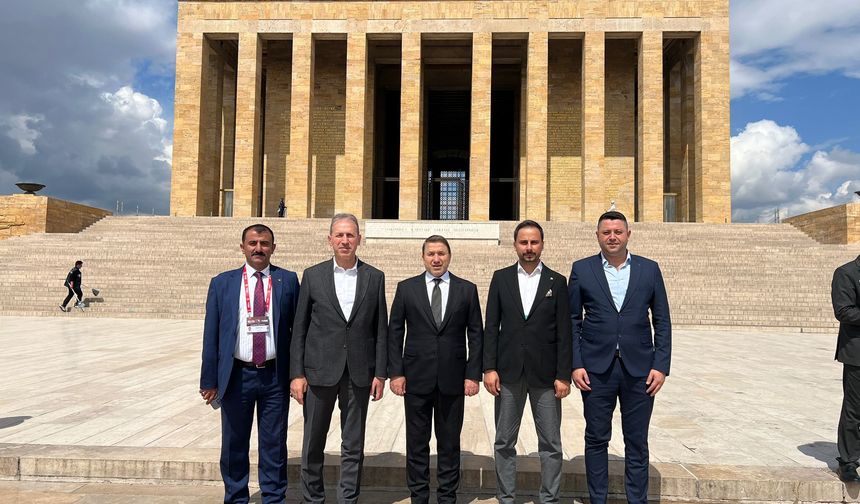 Siirt TSO Başkanı Güven Kuzu, TOBB Genel Kurulu Kapsamında Anıtkabir’i Ziyaret Etti