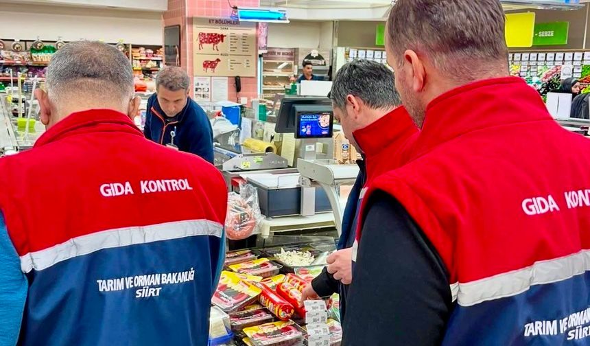 Siirt’te Kurban Bayramı Öncesi Fahiş Fiyat ve Etiket Denetimleri Sürüyor